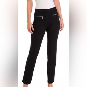 Lisette Pull-on Black Stretch Dress Pants